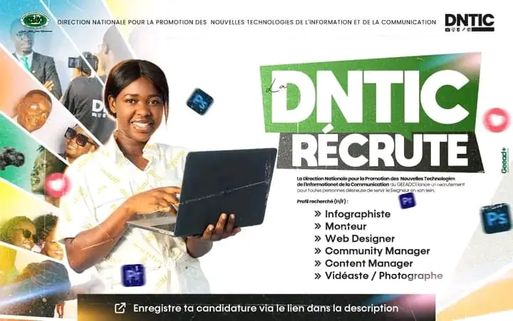 Visuel d'une activité de la DNTIC